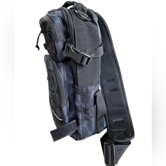 Ghosthorn New Black Camouflage Tactical Fishing Waterproof Lightweight Backpack - Picture 5 of 12